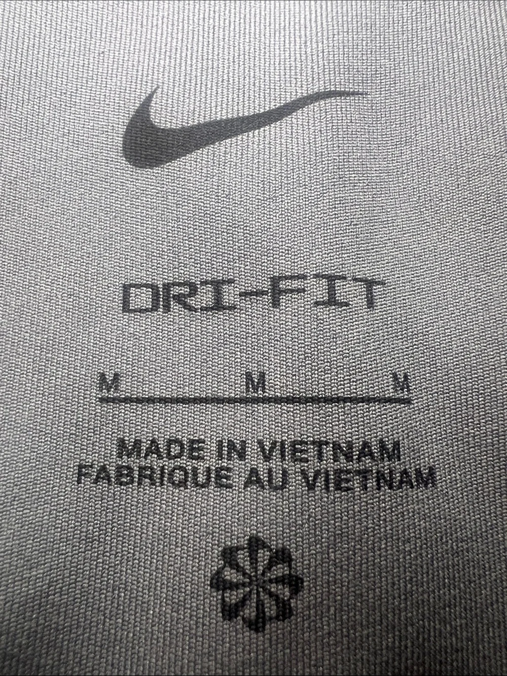 Nike One Icon Clash Houndstooth Leggings Medium Black White Dri-FIT 7/8 Athletic
